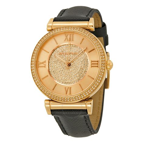 michael kors watches at neiman marcus|Michael Kors leather watch.